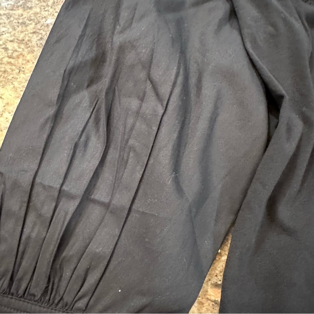 Anthropologie Black Off-Shoulder Top - Picture 8 of 11